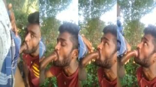 Pollachi gramathu Gay paiyan outdoor blowjob seigiraan